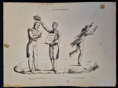 Important set of engravings : caricatures...