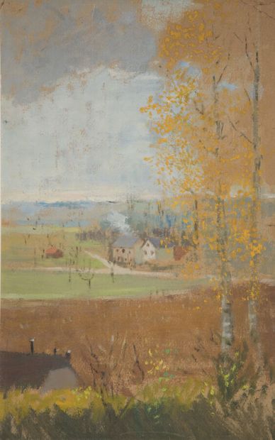 Modern School
Autumn Landscape
Gouache on...