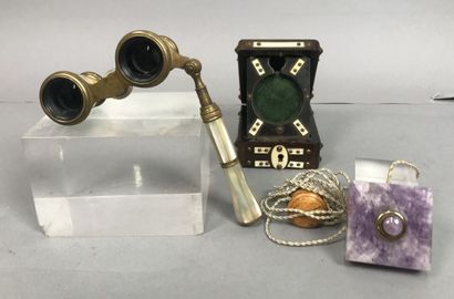lot including a wooden and bakelite watch-holder,...