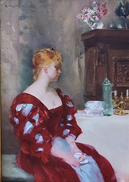 ALLEGRE Raymond (1857-1933)
Portrait of a...