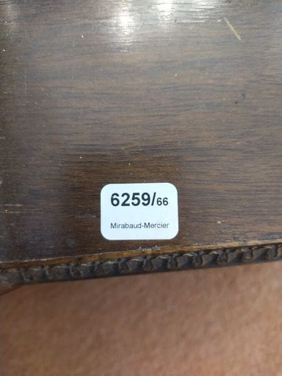 Veneer clock, circa 1940