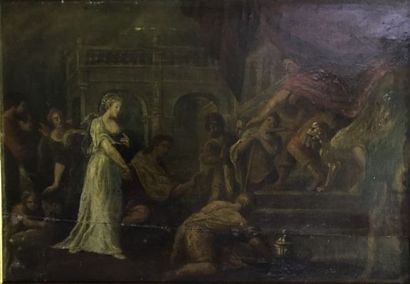 School of the 17th or 18th century ?
Scene...