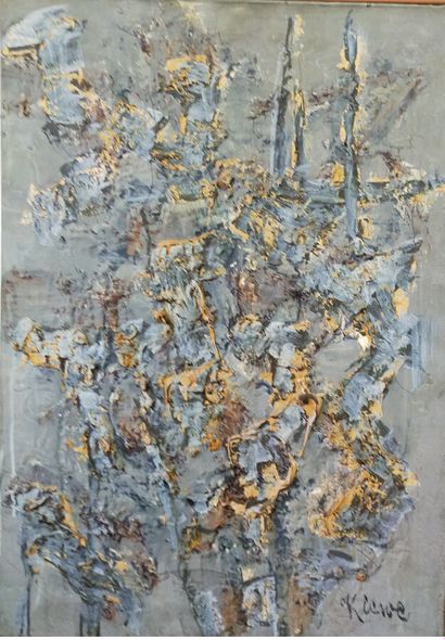 KIEWE Chaim (1912-1983)
Abstract composition,...