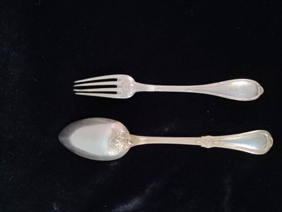 Lot of silver cutlery
Weight 200 gr