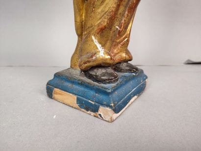 Virgin and Child
Polychrome and gilded wood...