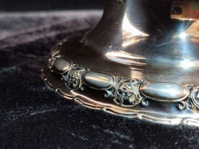 ERNST TREUSCH
Cup on silver pedestal with...