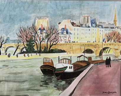 BRAYER Yves (1907- 1990 )
Pointe du Vert-galant
Reproduction
Height...