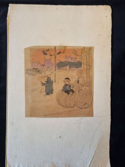 Important set of engravings : caricatures...