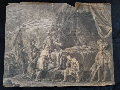 Set of engravings on historical and popular...