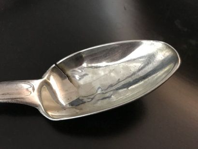 Set of silver cutlery: large spoons and forks
weight:...