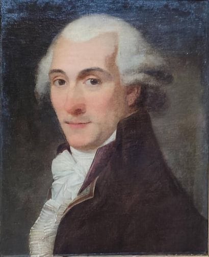 FRENCH SCHOOL circa 1790
Portrait of a revolutionary
Oil...