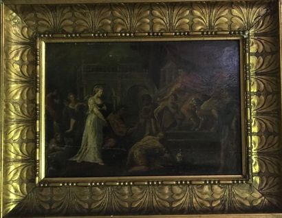 School of the 17th or 18th century ?
Scene...