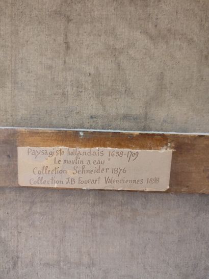HOLLANDER SCHOOL circa 1800
Water mill
Oil...