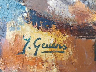 GEUENS Jacques (1910-1991)
Harlequin
Oil...