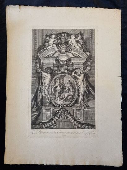 Set of engravings on historical and popular...