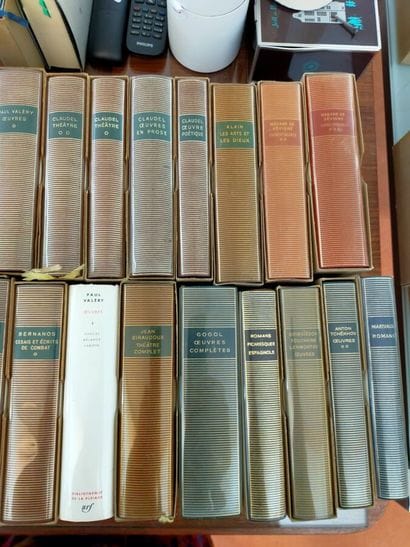 165 volumes of the Pleiade
and 7 albums
