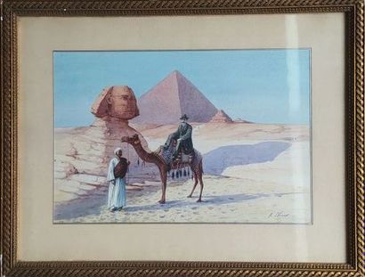 BLAIROT M. 
Expedition to Egypt
Watercolor...