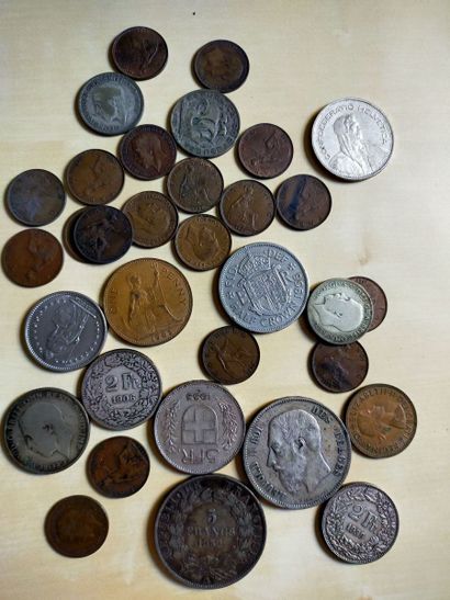 Lot of silver coins and miscellaneous