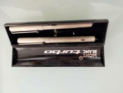 MONT BLANC, fountain pen and felt-tip pen...