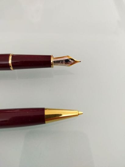 MONT BLANC, a fountain pen and a ballpoint...