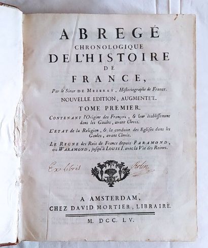 DE MEZERAY (François-Eudes), 