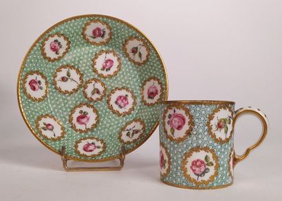 Collection of porcelain cups and saucers...