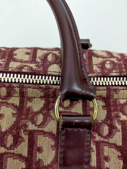 CHRISTIAN DIOR.
Boston bag, signed canvas...