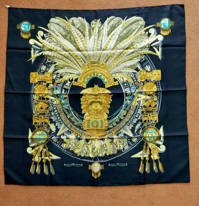 HERMES Paris
Silk square printed with 