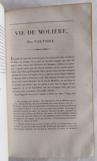 MOLIÈRE (né Jean-Baptiste POQUELIN), 
