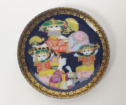 ROSENTHAL
12 porcelain plates with polychrome...