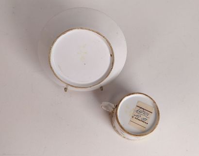 Collection of porcelain cups and saucers...
