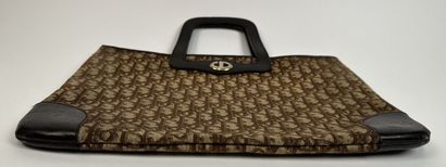 CHRISTIAN DIOR
Handbag in signed canvas and...