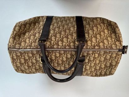 CHRISTIAN DIOR.
Boston bag, signed canvas...