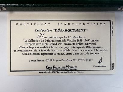 Box of 12 medals, Heritage Treasure, D-Day...