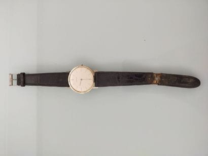 JUVENIA
Round men's watch in metal, leather...