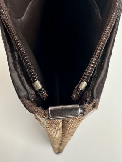 CHRISTIAN DIOR
Handbag in signed canvas and...