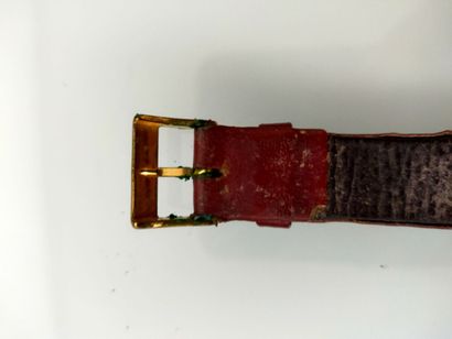 ROLEX
Rectangular men's watch in 18K yellow...