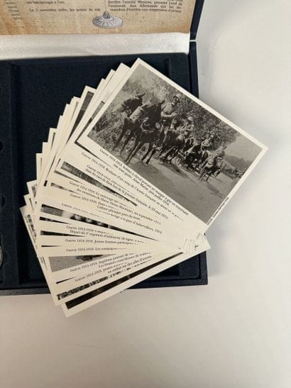 Box of 12 medals, second collection 14-18...