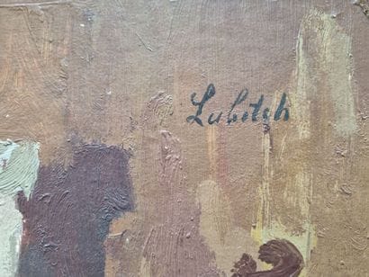 LUBITCH Ossip (1896-1990) 
Still life
Oil...