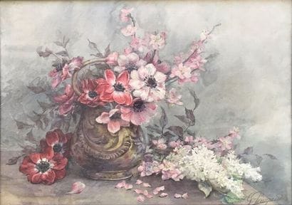 G. PENIGAUD
Nature morte aux bouquet de oeillets
Nature...