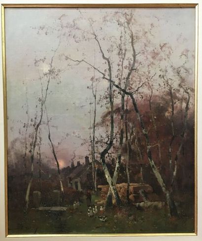 GALIEN LALOUE Eugène (1854-1941)
Low court...