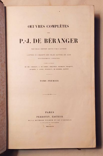 DE BÉRANGER (Pierre-Jean), 