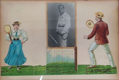 [tennis] 3 pieces framed
- Frame including...