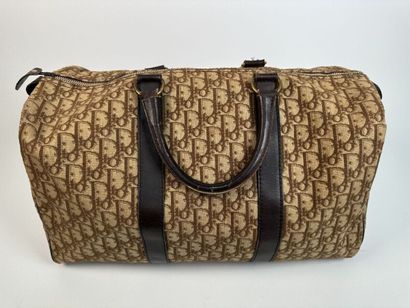 CHRISTIAN DIOR.
Boston bag, signed canvas...
