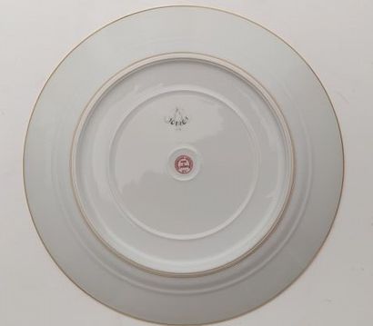 SEVRES
30 white porcelain cake plates with...