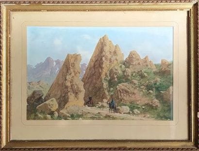 BLIN Francis (1827-1866)
Animated mountain...