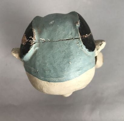 Japon, XXe
Figurine aux bras articulés en...