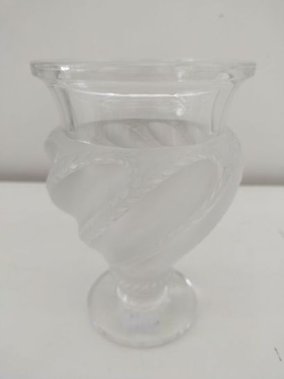 LALIQUE FRANCE
Set of three vases
-Vase on...
