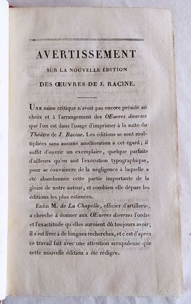 RACINE (Jean), 