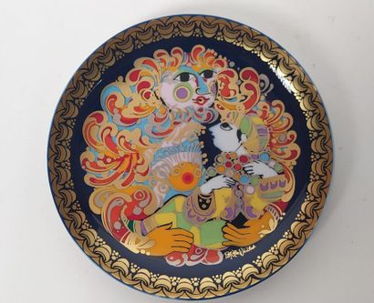 ROSENTHAL
12 porcelain plates with polychrome...